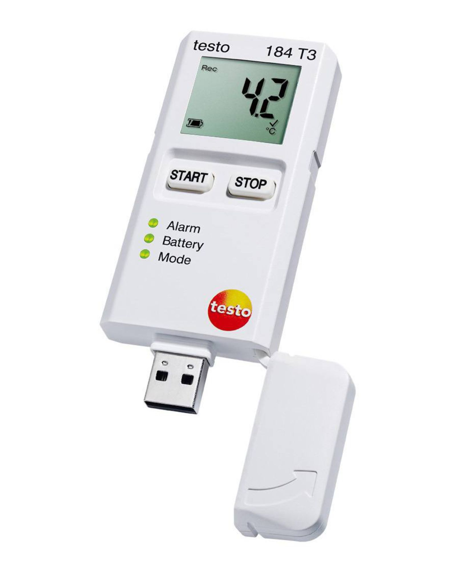 Temperature data logger for transport monitoring