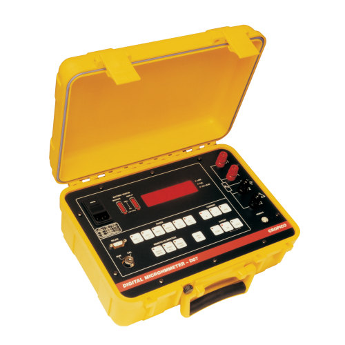 Rugged digital micro ohmmeter for low resistance measurement.