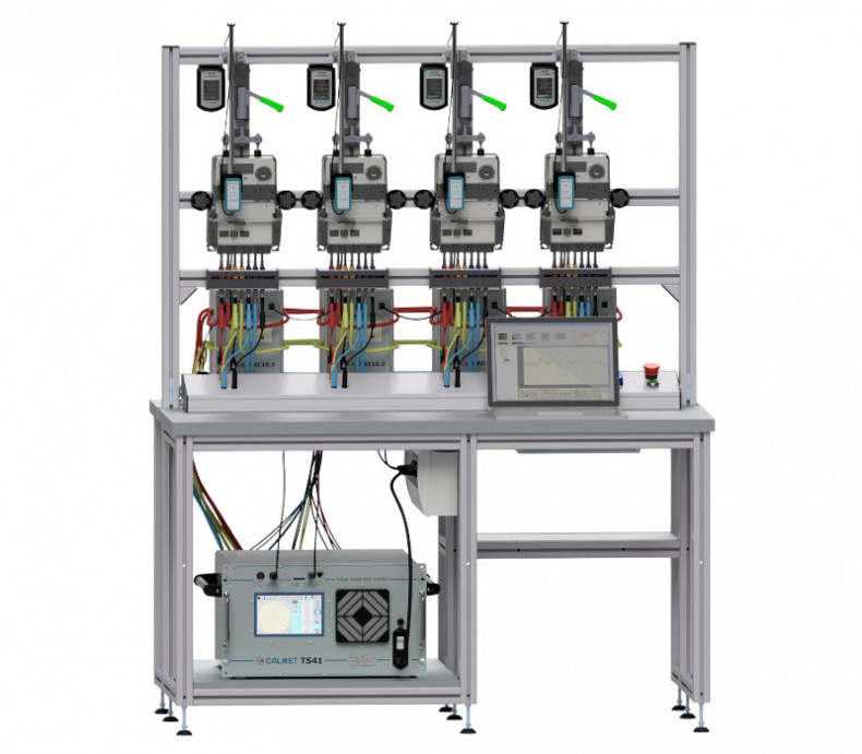 Four Position Meter Test Bench for smart meters