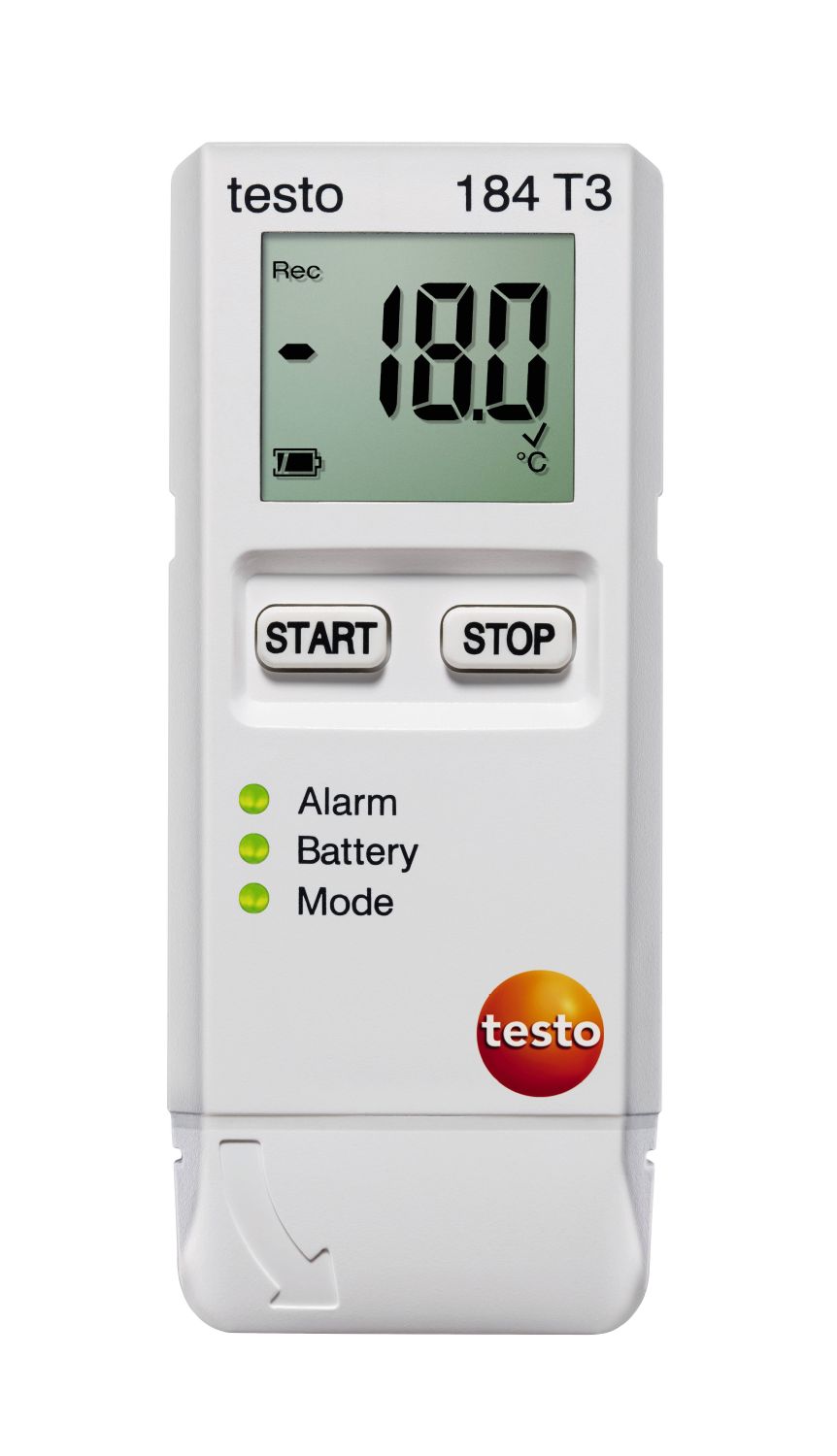 Temperature data logger for transport monitoring