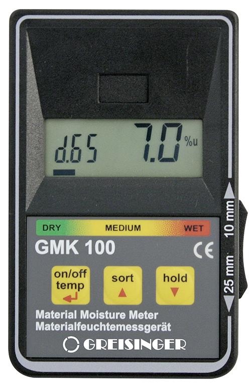 Measuring device moisture