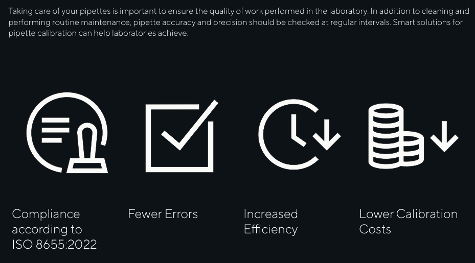 질량 KOLAS Pipette Calibration Solutions
