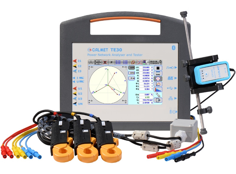 Portable Three-Phase Working Standard and Power Quality Analyzer