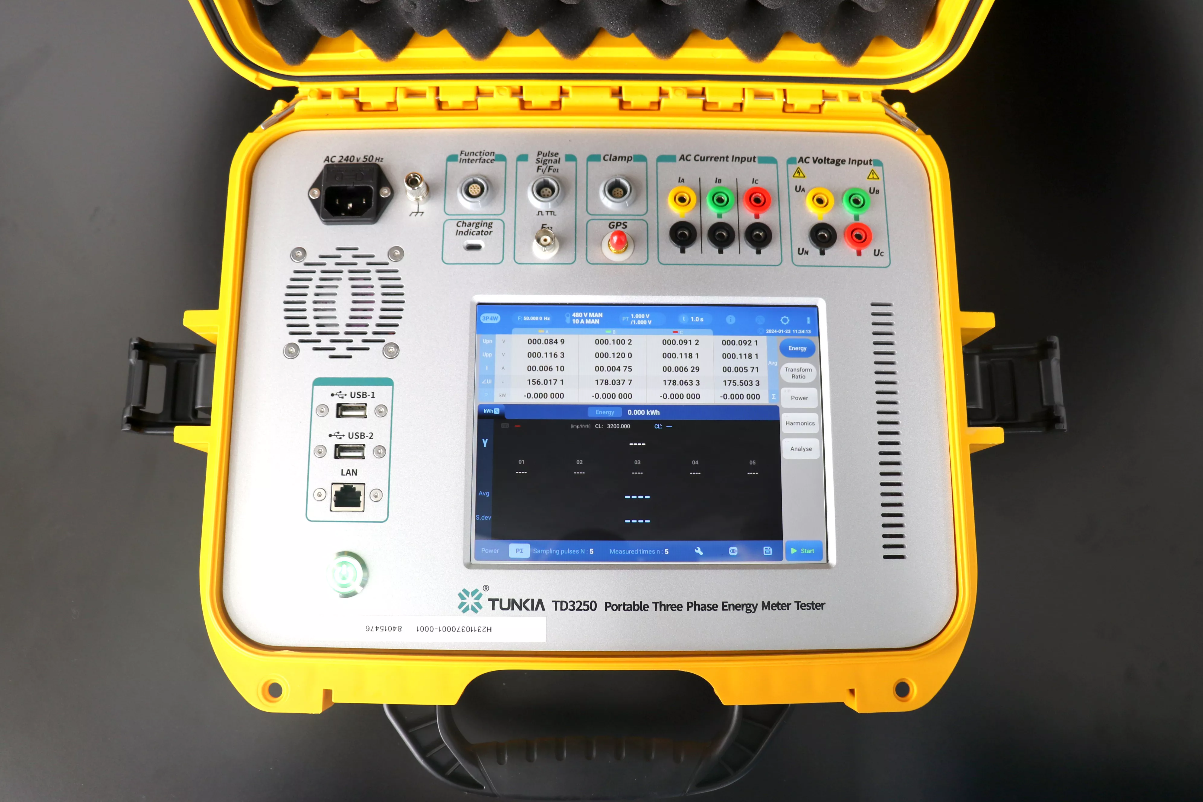 휴대용 3상 전력량계 시험기 Portable Three-phase Energy Meter Tester